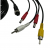 Кабель 4pin - RCA + audio, 3m