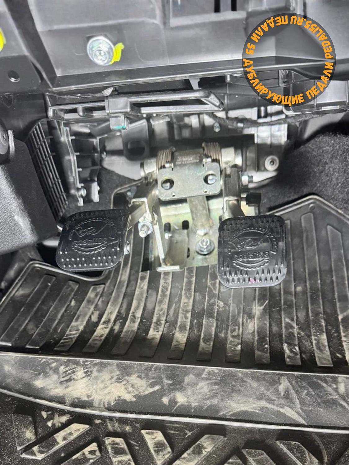  Установка дублирующих педалей в Haval M6 (МКПП)