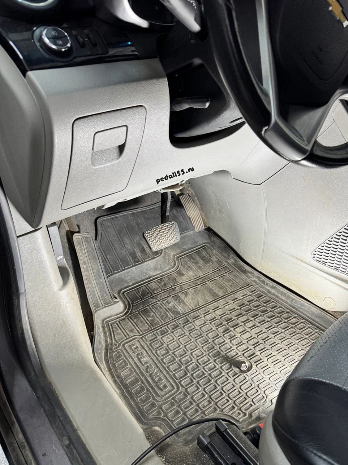 Установка тросовых педалей на Chevrolet Orlando (автомат, 1шт.)